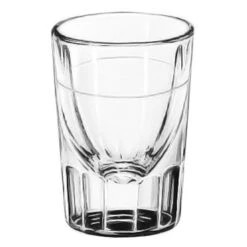 Libbey 5135/S0617 Lined Fluted 1.25 Oz. Whiskey Glass - 48 / CS