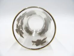 1960 American Textured Gold Leaf Leaves Vine Glass Tumblers - Set Of 8 -Libbey Shop 1960 american textured gold leaf leaves vine glass tumblers set of 8 9544