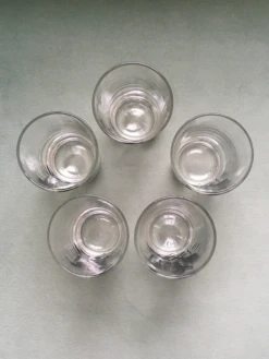 1960’s Libbey Black Duck Pressed Glass Tumblers- Set Of 5 -Libbey Shop 1960s libbey black duck pressed glass tumblers set of 5 3536