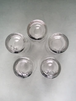 1960’s Libbey Black Duck Pressed Glass Tumblers- Set Of 5 -Libbey Shop 1960s libbey black duck pressed glass tumblers set of 5 4668