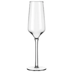 Libbey 92451 Infinium Prism Plastic 8-1/2 Oz. Flute Glass - 12 / CS