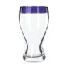 Libbey 92316 Aruba 16 Ounce Beer Glass With Cobalt Blue Rim - 12 / CS -Libbey Shop 6100812