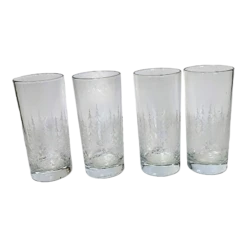 Libbey White Pine Highballs- Set Of 4