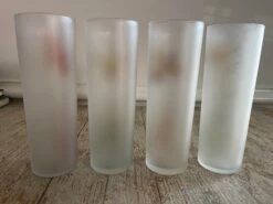 Mid Century Libbey Glass Co Gamebird Frosted Tom Collins Cocktail Glasses Set Of 4 -Libbey Shop mid century libbey glass co gamebird frosted tom collins cocktail glasses set of 4 8435