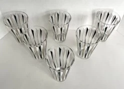 Mid-Century Modern Arrow Design Tumbler Glasses- Set Of 6 -Libbey Shop mid century modern arrow design tumbler glasses set of 6 0832