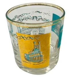 Midcentury 22k Rocks Glassware- Set Of 8 -Libbey Shop midcentury 22k rocks glassware set of 8 2947