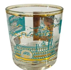 Midcentury 22k Rocks Glassware- Set Of 8 -Libbey Shop midcentury 22k rocks glassware set of 8 5435