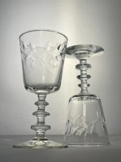 Vintage 1940’s Rock Sharpe Victoria Small Wine Or Cordial Stemware- Set Of 6 16 Vintage 1940’s Rock Sharpe Victoria Small Wine Or Cordial Stemware- Set Of 6 -Libbey Shop vintage 1940s rock sharpe victoria small wine or cordial stemware set of 6 0973