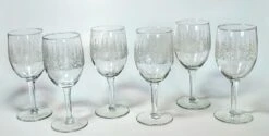 Vintage Frosty Pine Goblets- Set Of 6 -Libbey Shop vintage frosty pine goblets set of 6 7344