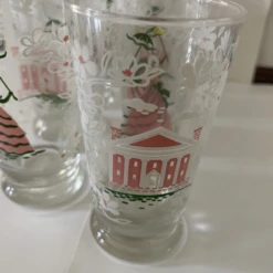 Vintage Libbey Southern Belle Magnolia Glass Tumblers- Set Of 8 -Libbey Shop vintage libbey southern belle magnolia glass tumblers set of 8 8772
