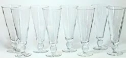 Libbey Shop -Libbey Shop vintage sport pilsners set of 8 3267